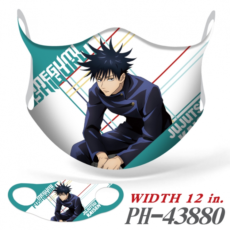 Jujutsu Kaisen Full color Ice silk seamless Mask price for 5 pcs PH-43880A