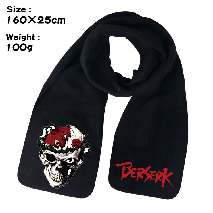 Berserk Anime fleece scarf bib 160X25CM 