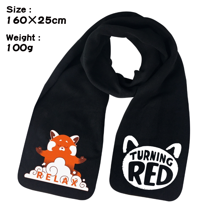 Turning Red  Anime fleece scarf bib 160X25CM 