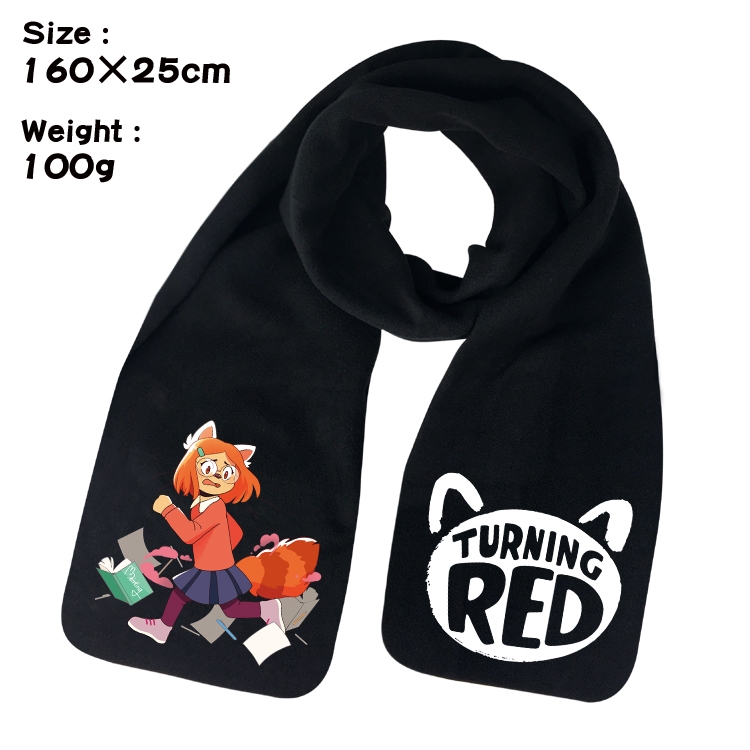 Turning Red  Anime fleece scarf bib 160X25CM 
