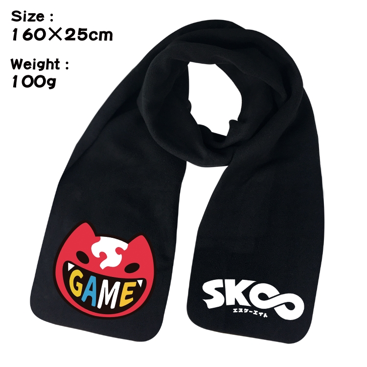 SK∞ Anime fleece scarf bib 160X25CM 