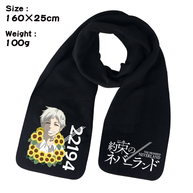 The Promised Neverla Anime fleece scarf bib 160X25CM 