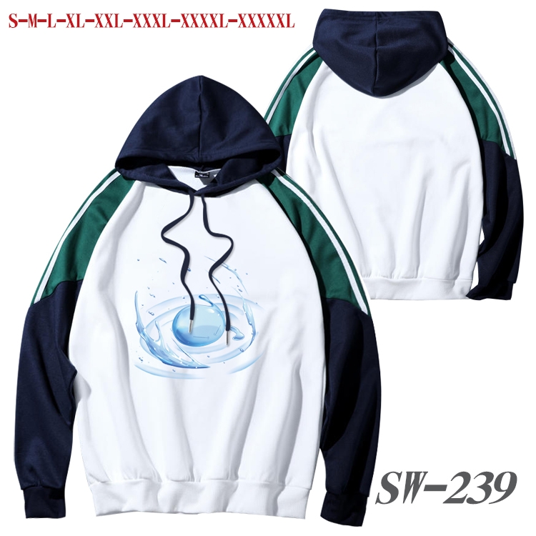 That Time I Got Slim Anime color contrast sweater pullover Hoodie from S to 5XL