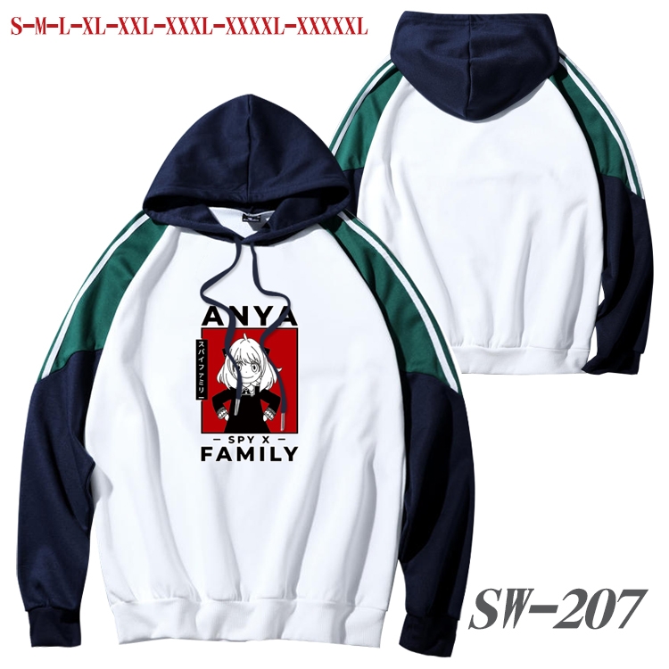 SPY×FAMILY Anime color contrast sweater pullover Hoodie from S to 5XL