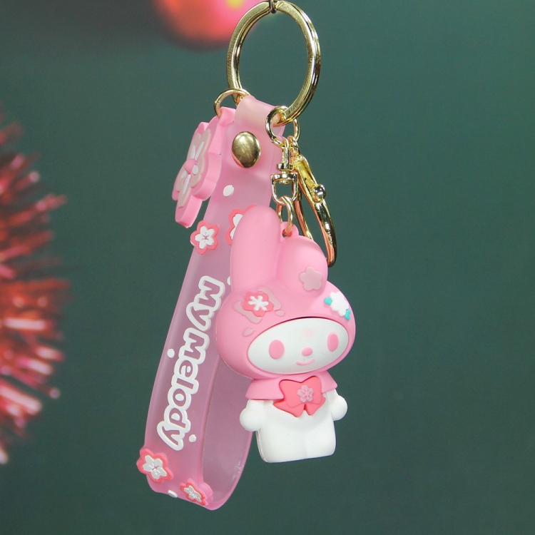 Melody Cartoon doll key chain pendant price for 5 pcs