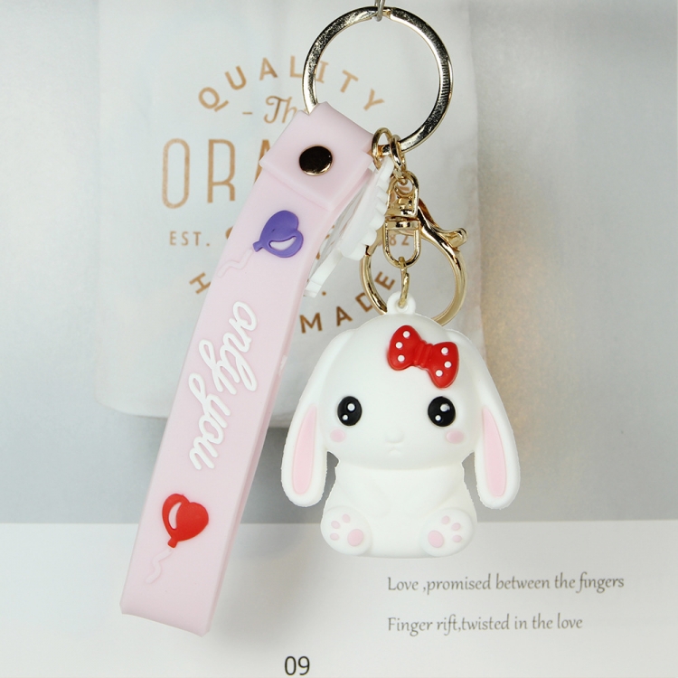 rabbit Cartoon doll key chain pendant price for 5 pcs