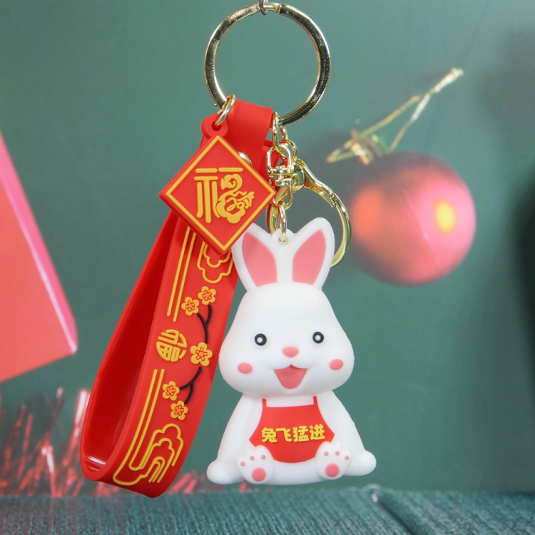 rabbit Cartoon doll key chain pendant price for 5 pcs