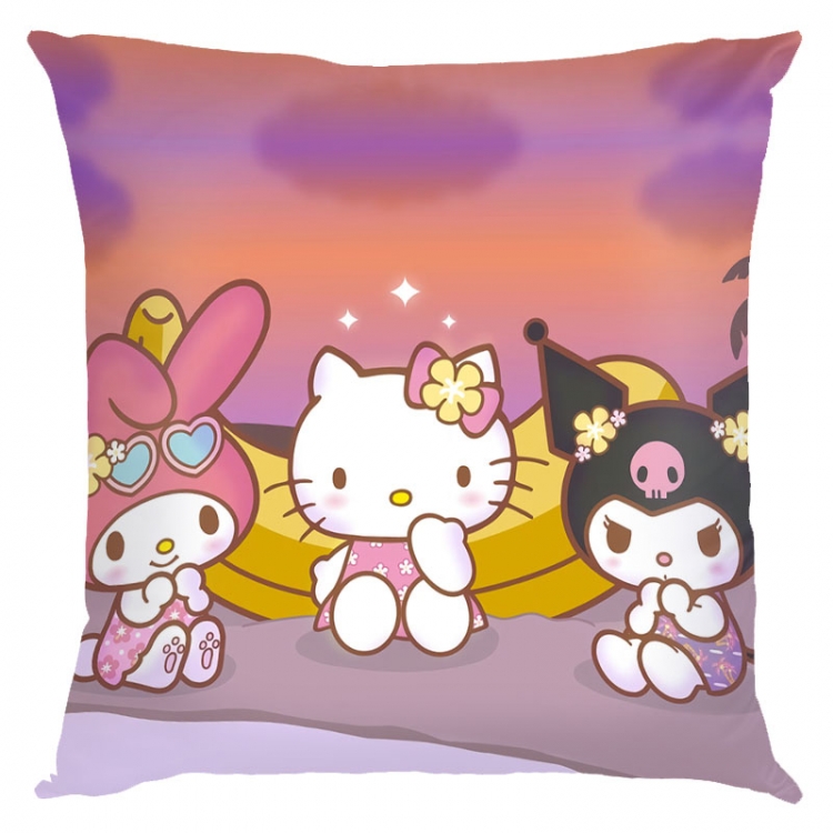 Kuromi Cartoon  square full-color pillow cushion 45X45CM NO FILLING Z3-32