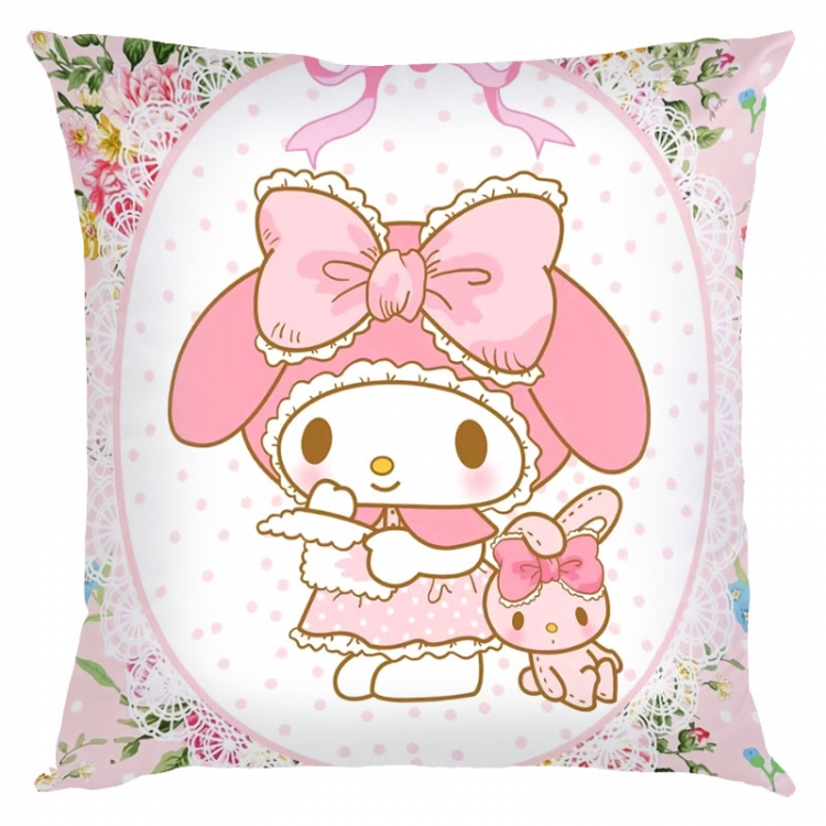 Melody Cartoon square full-color pillow cushion 45X45CM NO FILLING  Z3-84
