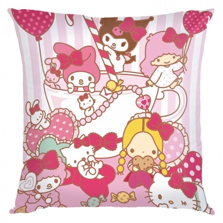 Melody Cartoon square full-color pillow cushion 45X45CM NO FILLING Z3-74