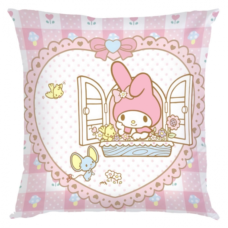 Melody Cartoon square full-color pillow cushion 45X45CM NO FILLING Z3-87