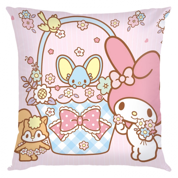 Melody Cartoon square full-color pillow cushion 45X45CM NO FILLING Z3-83