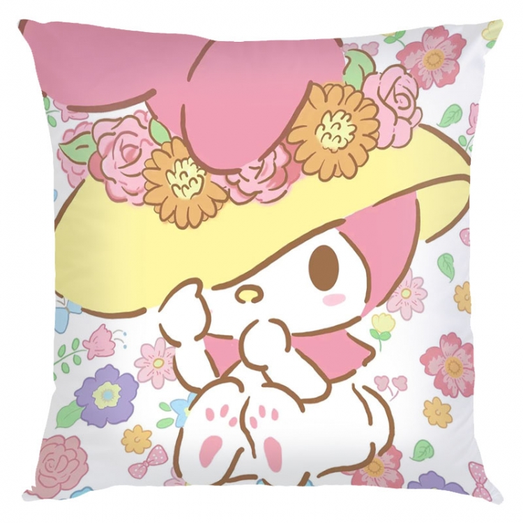 Melody Cartoon square full-color pillow cushion 45X45CM NO FILLING Z3-75