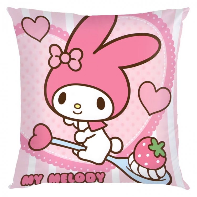 Melody Cartoon square full-color pillow cushion 45X45CM NO FILLING  Z3-93