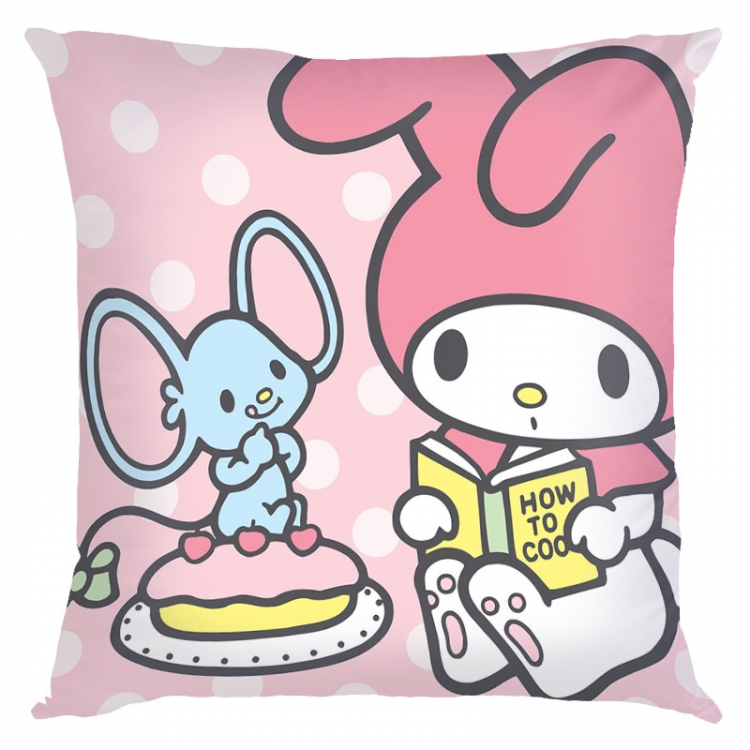 Melody Cartoon square full-color pillow cushion 45X45CM NO FILLING  Z3-71