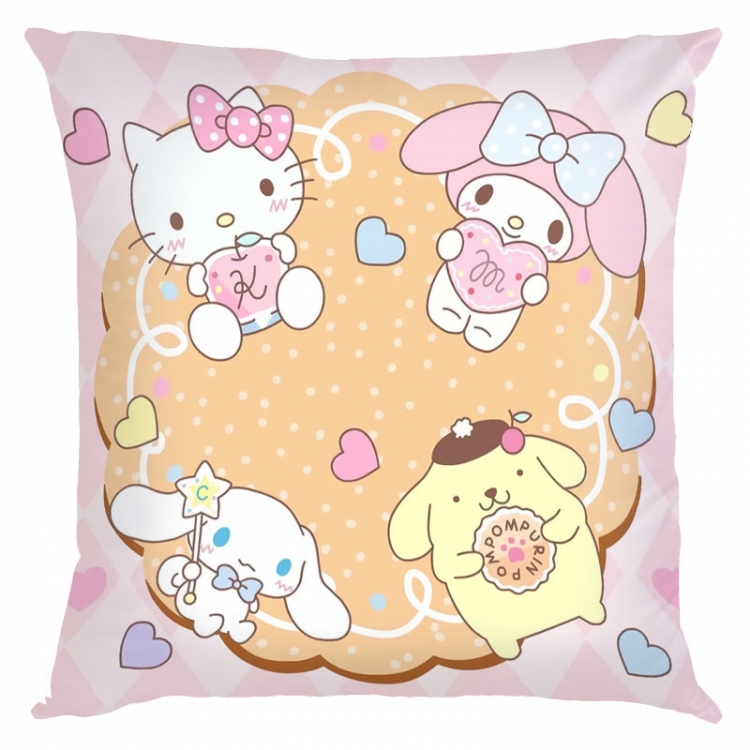 Melody Cartoon square full-color pillow cushion 45X45CM NO FILLING  Z3-82