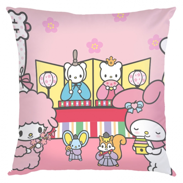 Melody Cartoon square full-color pillow cushion 45X45CM NO FILLING  Z3-72