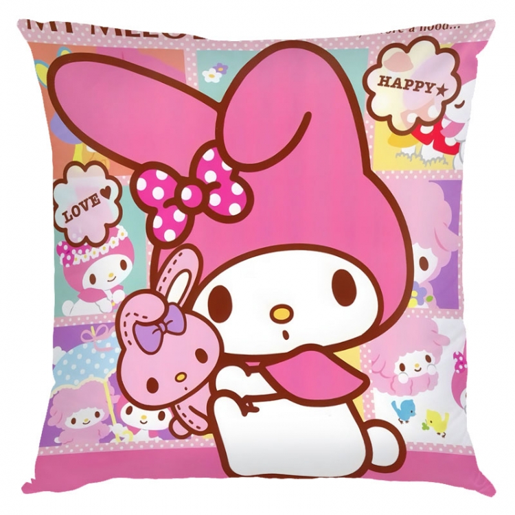 Melody Cartoon square full-color pillow cushion 45X45CM NO FILLING  Z3-78