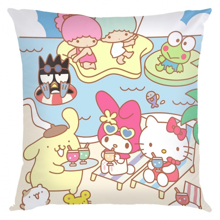 Melody Cartoon square full-color pillow cushion 45X45CM NO FILLING  Z3-73