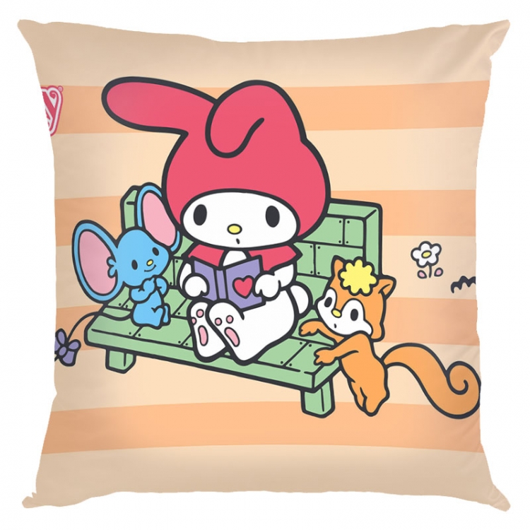 Melody Cartoon square full-color pillow cushion 45X45CM NO FILLING Z3-92