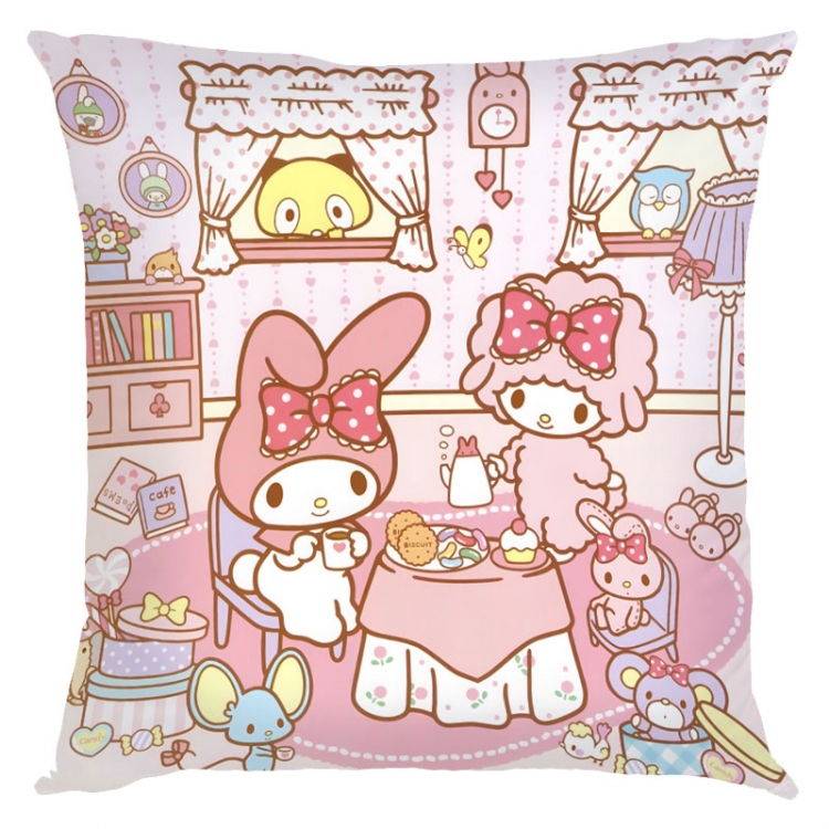 Melody Cartoon square full-color pillow cushion 45X45CM NO FILLING Z3-86