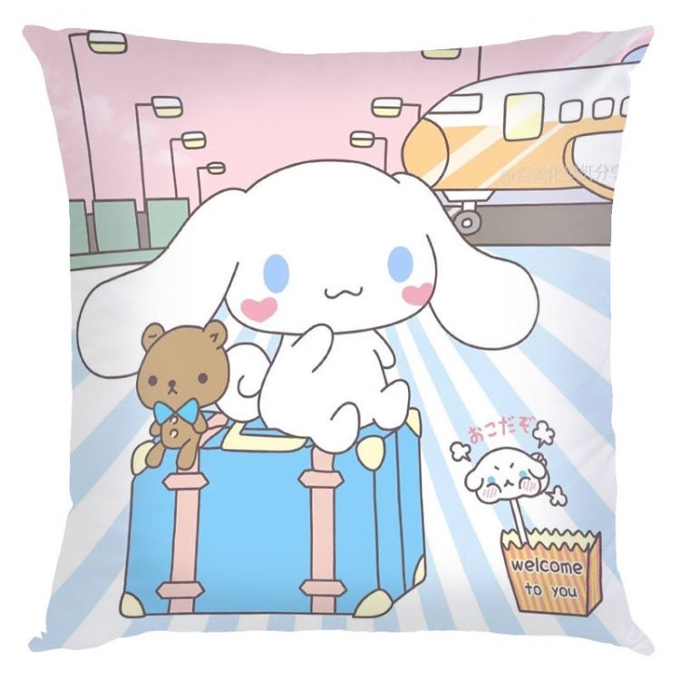 Cinnamoroll Cartoon square full-color pillow cushion 45X45CM NO FILLING  Z3-15