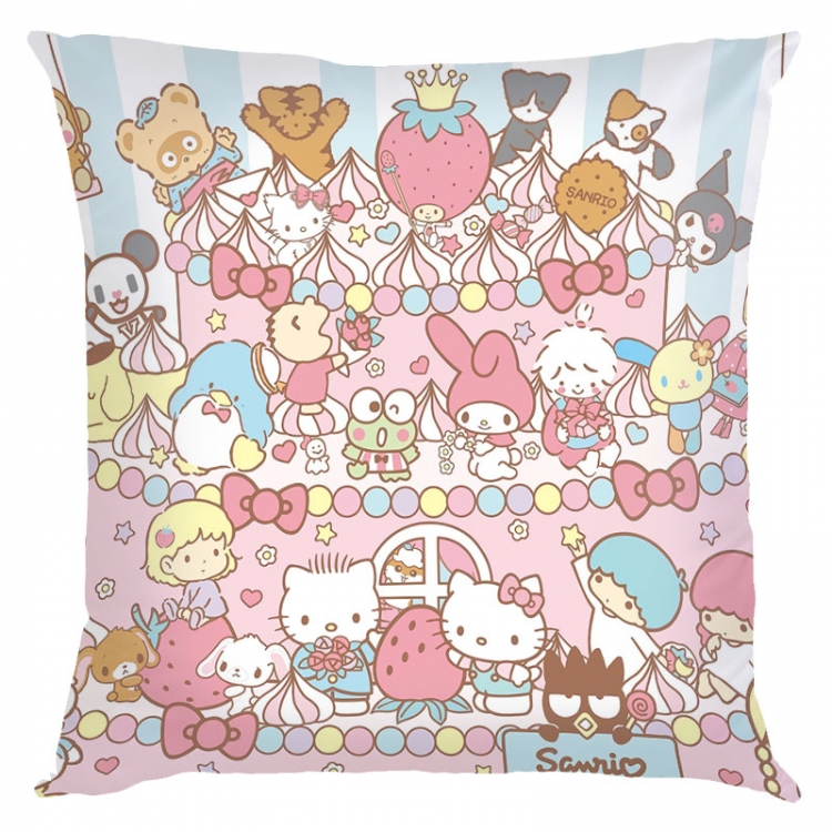Cinnamoroll Cartoon square full-color pillow cushion 45X45CM NO FILLING Z3-10