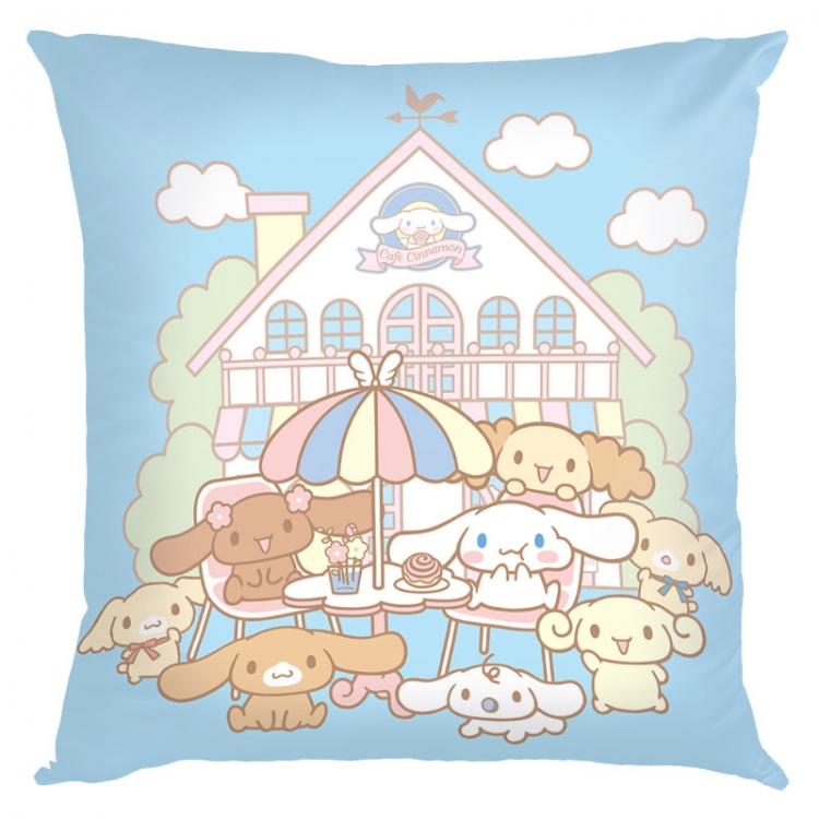 Cinnamoroll Cartoon square full-color pillow cushion 45X45CM NO FILLING  Z3-19