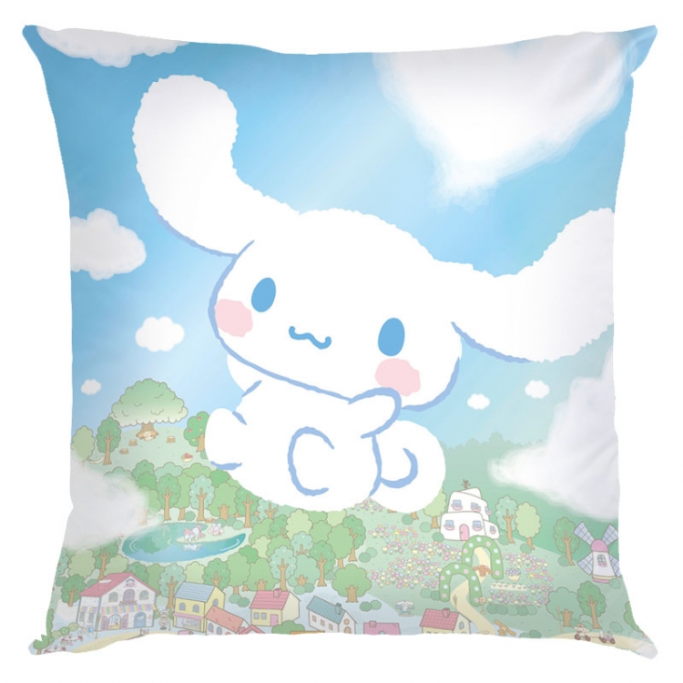 Cinnamoroll Cartoon square full-color pillow cushion 45X45CM NO FILLING Z3-3