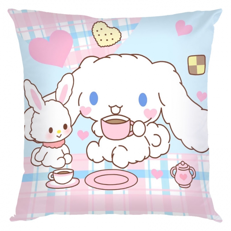 Cinnamoroll Cartoon square full-color pillow cushion 45X45CM NO FILLING Z3-70