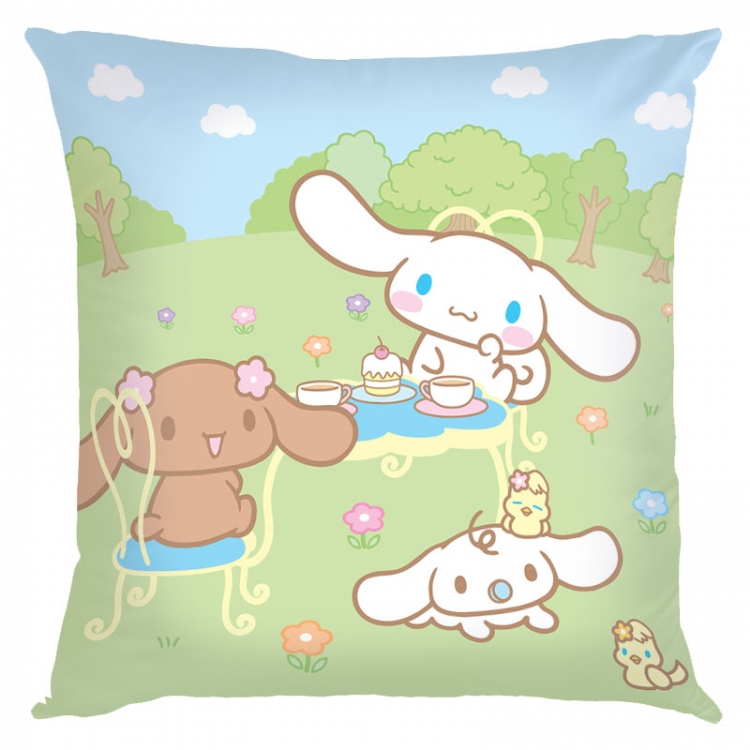 Cinnamoroll Cartoon square full-color pillow cushion 45X45CM NO FILLING   Z3-11