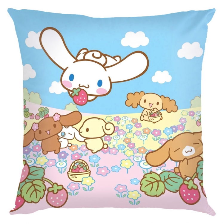 Cinnamoroll Cartoon square full-color pillow cushion 45X45CM NO FILLING Z3-13