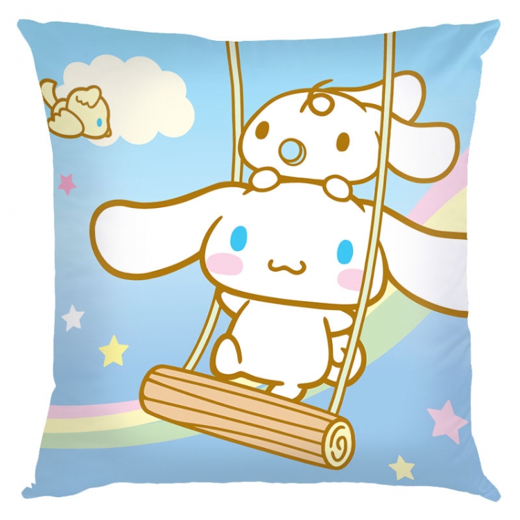 Cinnamoroll Cartoon square full-color pillow cushion 45X45CM NO FILLING  Z3-8