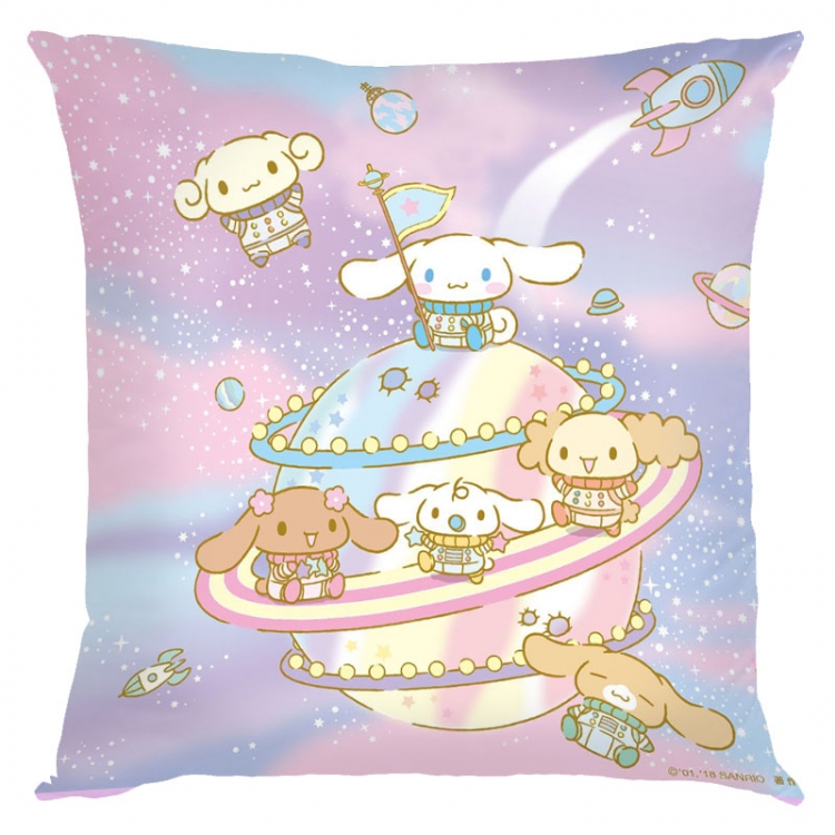 Cinnamoroll Cartoon square full-color pillow cushion 45X45CM NO FILLING Z3-21