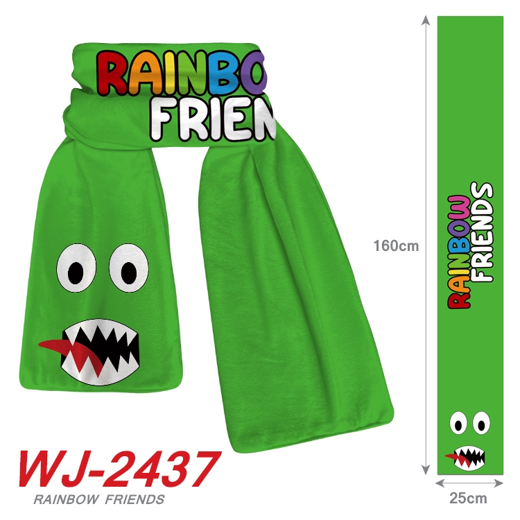 Rainbow friends Anime Plush Impression Scarf Neck 25x160cm WJ-2437