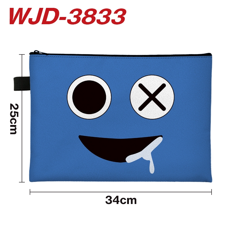 Rainbow friends Anime Full Color A4 Document Bag 34x25cm WJD-3833