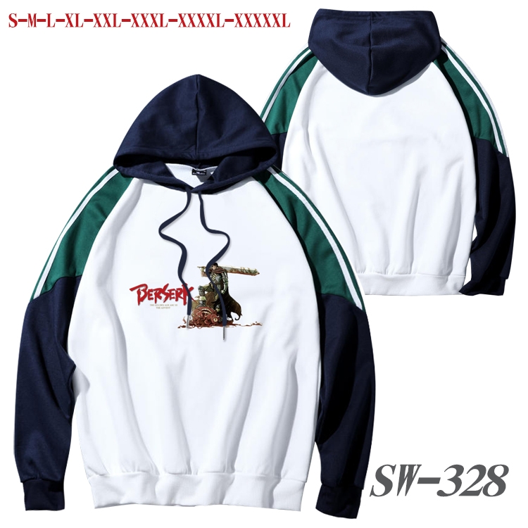 Berserk Anime color contrast sweater pullover Hoodie from S to 5XL SW-328