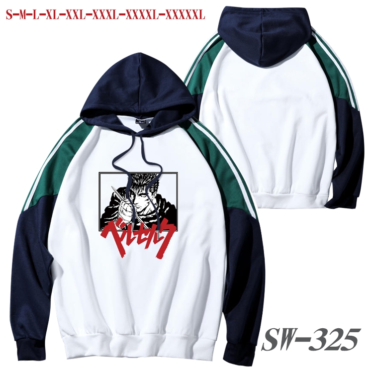 Berserk Anime color contrast sweater pullover Hoodie from S to 5XL SW-325