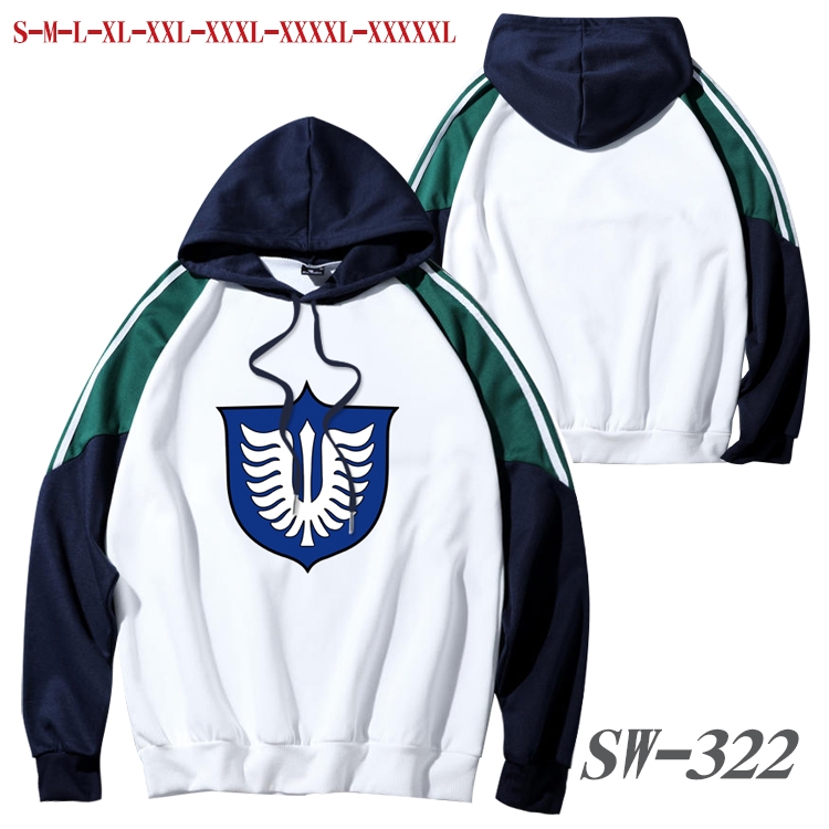 Berserk Anime color contrast sweater pullover Hoodie from S to 5XL SW-322