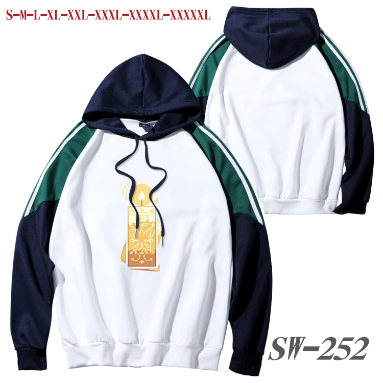 full house of magic Anime color contrast sweater pullover Hoodie from S to 5XL SW-252