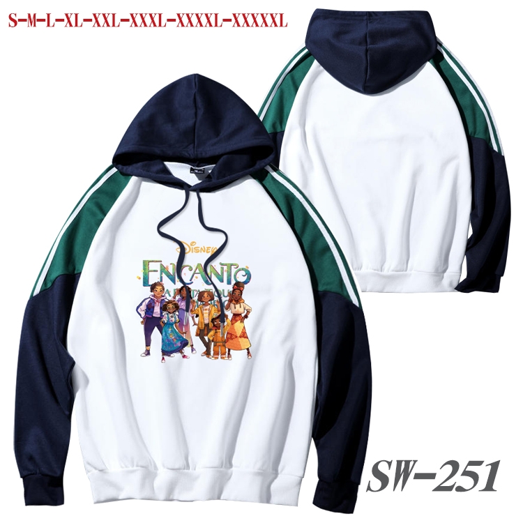 full house of magic Anime color contrast sweater pullover Hoodie from S to 5XL SW-251