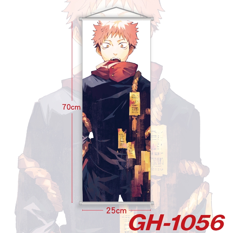 Jujutsu Kaisen Plastic Rod Cloth Small Hanging Canvas Painting 25x70cm price for 5 pcs  GH-1056A