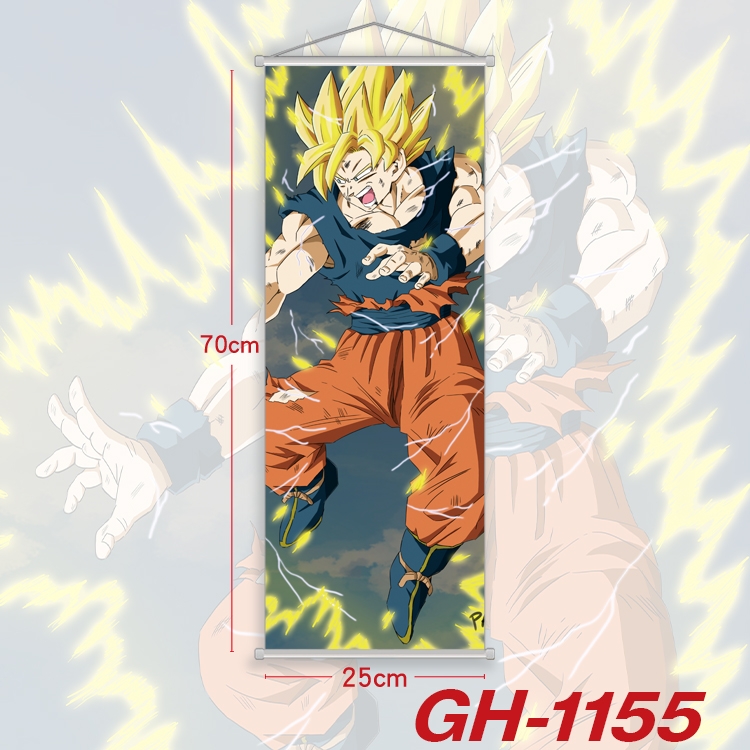 DRAGON BALL Plastic Rod Cloth Small Hanging Canvas Painting 25x70cm price for 5 pcs GH-1155A