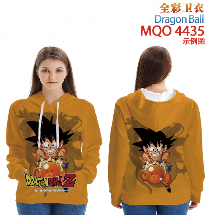 DRAGON BALL Long Sleeve Hooded Full Color Patch Pocket Sweatshirt from XXS to 4XL MQO-4435