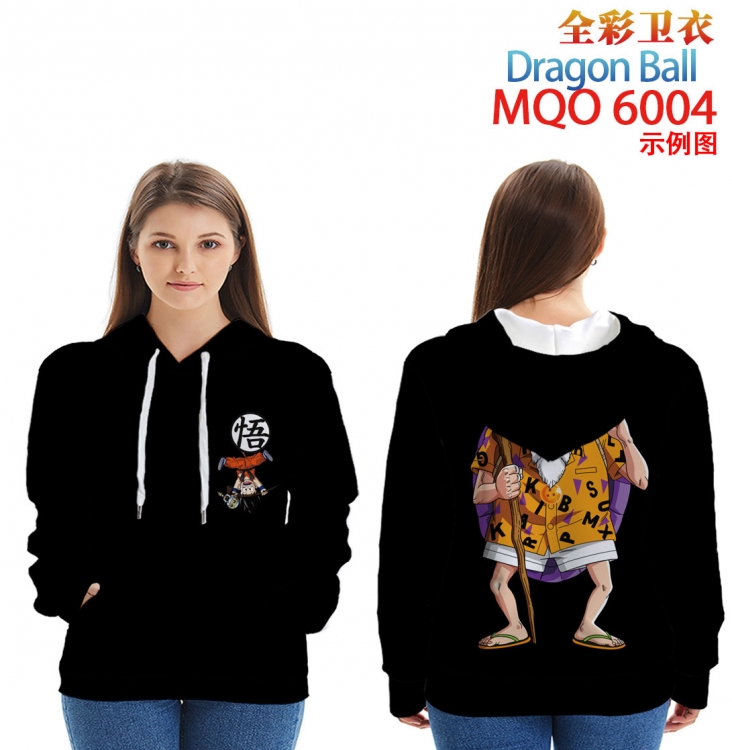 DRAGON BALL Long Sleeve Hooded Full Color Patch Pocket Sweatshirt from XXS to 4XL MQO 6004