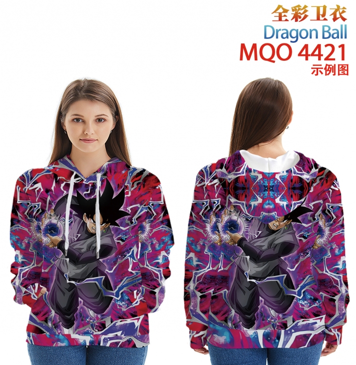 DRAGON BALL Long Sleeve Hooded Full Color Patch Pocket Sweatshirt from XXS to 4XL MQO-4421