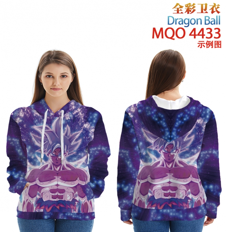 DRAGON BALL Long Sleeve Hooded Full Color Patch Pocket Sweatshirt from XXS to 4XL MQO-4433