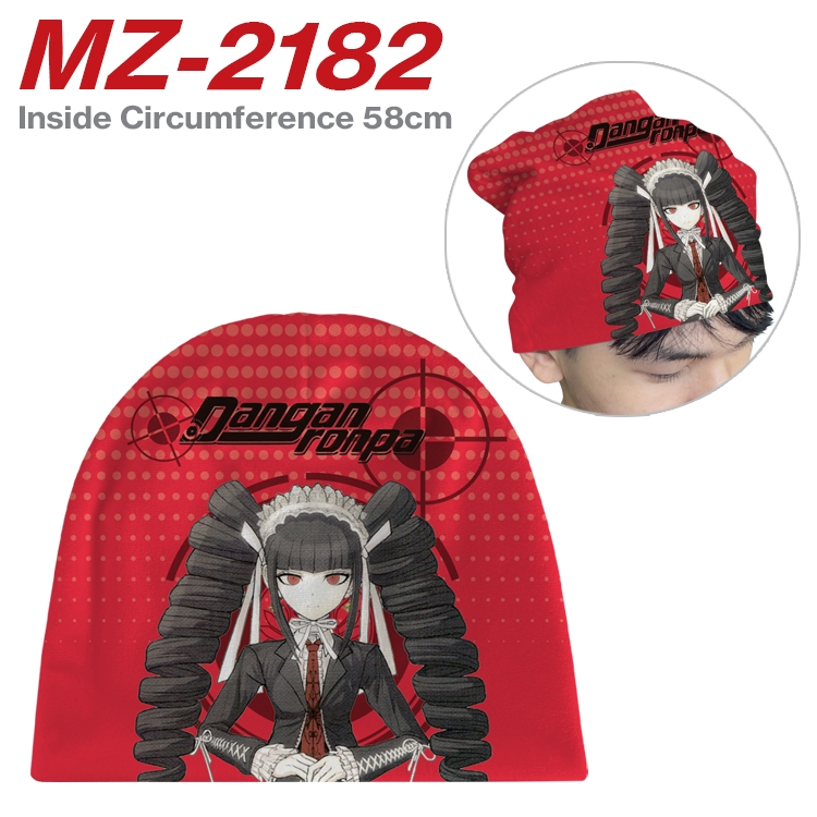 Dangan-Ronpa Anime flannel full color hat cosplay men's and women's knitted hats 58cm MZ-2182