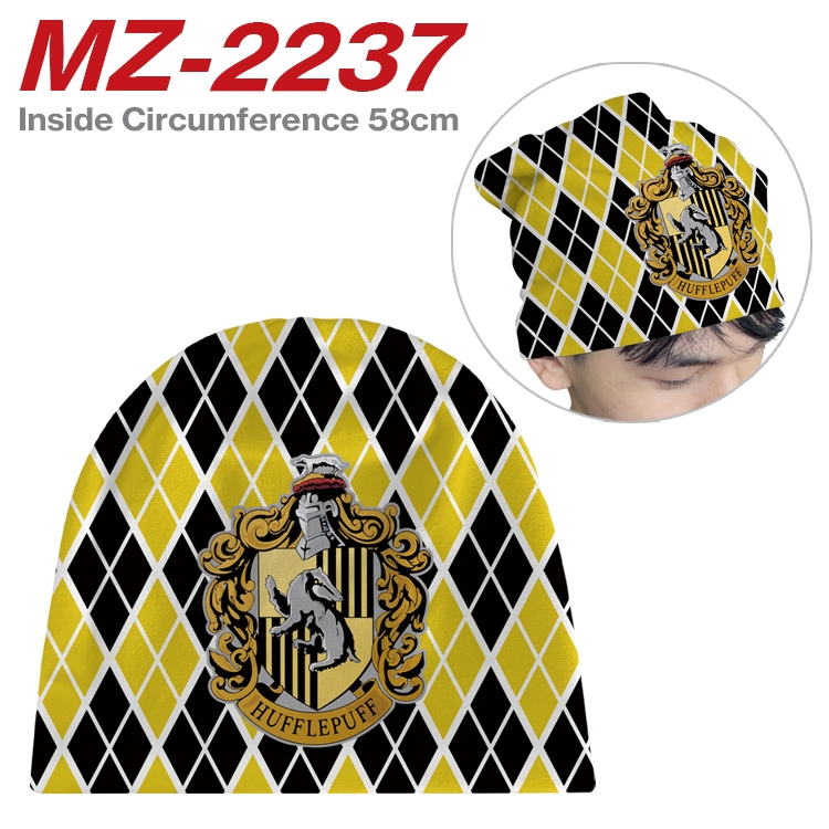 Harry Potter Anime flannel full color hat cosplay men's and women's knitted hats 58cm MZ-2237
