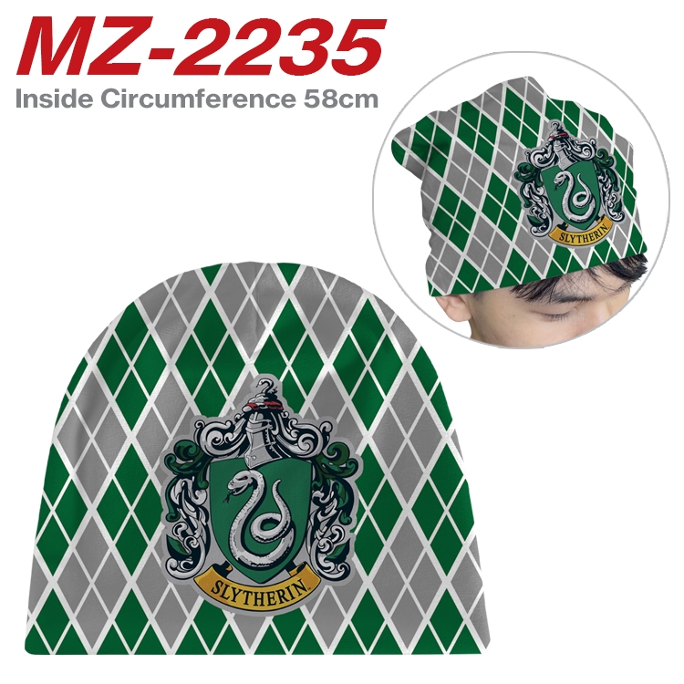Harry Potter Anime flannel full color hat cosplay men's and women's knitted hats 58cm MZ-2235
